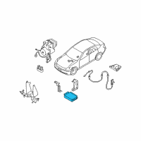 OEM Nissan 350Z Anti Skid Actuator Assembly Diagram - 47850-EV02B