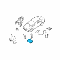 OEM 2006 Nissan 350Z Abs Control Module Diagram - 47851-CF40A