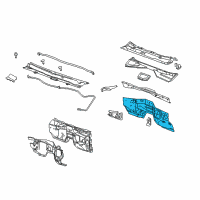 OEM GMC Sierra Lower Panel Diagram - 84440495