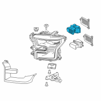 OEM 2016 Ford F-150 Led Lamp Diagram - FL3Z-13C626-B