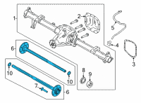 OEM 2021 Ford F-150 SHAFT ASY - REAR AXLE Diagram - ML3Z-4234-C