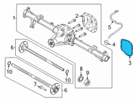 OEM 2017 Ford Transit-250 Rear Cover Gasket Diagram - HL3Z-4036-A