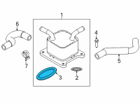 OEM 2020 Nissan Altima Ring-Rubber Diagram - 21304-5NA0A