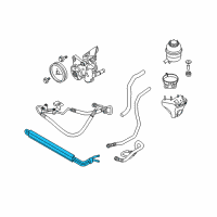 OEM BMW 335i Power Steering Loop Diagram - 17-11-7-540-810