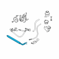 OEM 2008 BMW 335xi Power Steering Loop Diagram - 17-11-7-540-810