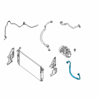 OEM 2009 Nissan Altima Hose Flexible, High Diagram - 92490-ZN50A