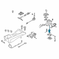 OEM 2011 Hyundai Genesis Coupe Lever-Gear Shift Diagram - 46721-2M000