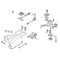 OEM Hyundai Genesis Coupe Knob Assembly-Gear Shift Lever Diagram - 46720-2M100-9P