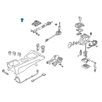 OEM 2011 Hyundai Genesis Coupe Knob-GEARSHIFT Lever Diagram - 43711-2M102