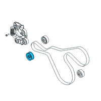 OEM Lincoln Aviator Tension Pulley Diagram - L1MZ-8678-C