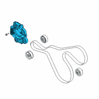 OEM 2020 Lincoln Aviator Belt Tensioner Diagram - L1MZ-6A228-C