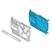 OEM BMW X2 Fan Housing Diagram - 17-42-7-617-611