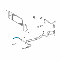 OEM 2000 Toyota MR2 Spyder Inlet Pipe Diagram - 16559-22010