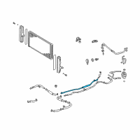 OEM Toyota MR2 Spyder Pipe, Radiator Diagram - 16578-22020