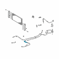 OEM 2003 Toyota MR2 Spyder Lower Hose Diagram - 16573-22010