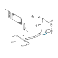 OEM 2001 Toyota MR2 Spyder Outlet Hose Diagram - 16576-22010