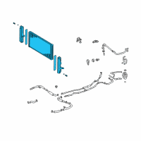 OEM 2005 Toyota MR2 Spyder Radiator Assembly Diagram - 16400-22110