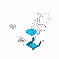 OEM 2008 Kia Sorento Cushion Assembly-Front Seat Diagram - 882013E700CF7