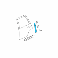 OEM 2005 GMC Envoy Applique Diagram - 19351645