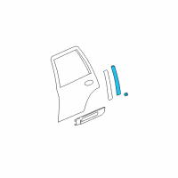 OEM 2006 GMC Envoy Applique Diagram - 19351648