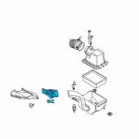 OEM Ford Focus Inlet Duct Diagram - AV6Z-9C675-B