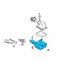 OEM 2017 Ford Transit Connect Lower Housing Diagram - CJ5Z-9A600-A