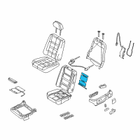 OEM 2005 Ford Five Hundred Seat Back Heater Diagram - 5F9Z-14D696-A