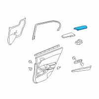 OEM 2012 Honda Crosstour Armrest, Left Rear Door Lining (Bright Ivory) (Leather) Diagram - 83753-TA5-A32ZD