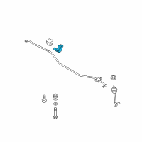 OEM 2017 Kia Optima Bracket-STABILIZER Bar Diagram - 555143M101