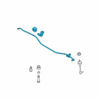 OEM 2014 Hyundai Equus Bar Assembly-Rear Stabilizer Diagram - 55510-3N201