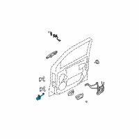 OEM 2006 Kia Sorento Checker Assembly-Front Door Diagram - 793803E001