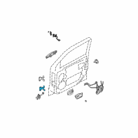 OEM 2006 Kia Sorento Hinge Assembly-Front Door Upper Diagram - 793103E000