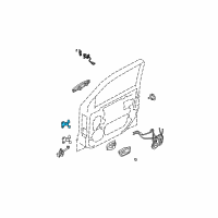 OEM 2006 Kia Sorento Hinge Assembly-Front Door Lower Diagram - 793203E000