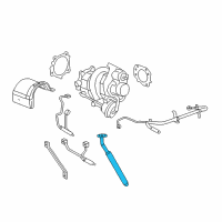 OEM Saturn Sky Oil Pipe Diagram - 12589434