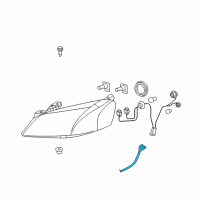 OEM 2008 Pontiac G6 Harness Asm-Fwd Lamp Wiring Diagram - 15862689