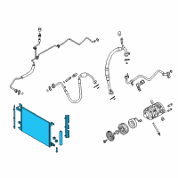 OEM 2012 Ford Mustang Condenser Diagram - CR3Z-19712-A