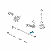 OEM 1999 GMC K3500 Pitman Arm Diagram - 26033290