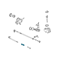 OEM Chevrolet K3500 Adjuster Kit, Steering Linkage (Includes Clamps, Bolts, Nuts, Tube) Diagram - 26023006
