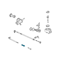 OEM 1998 GMC C2500 Adjuster Kit, Steering Linkage (Includes Clamps, Bolts, Nuts, Tube) Diagram - 26023006