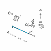 OEM 1998 GMC K1500 Outer Tie Rod Diagram - 12375394