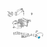 OEM 2000 Toyota 4Runner Hose Clamp Diagram - 96111-10830