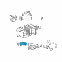 OEM 2000 Toyota 4Runner Air Hose Diagram - 17881-62150