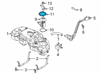OEM Lincoln Corsair Lock Ring Diagram - GR2Z-9C385-A