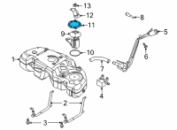 OEM 2019 Lincoln Continental Lock Ring Diagram - GR2Z-9C385-A