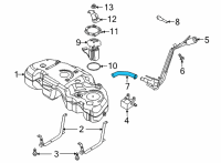 OEM 2021 Ford Escape HOSE - FILLER PIPE Diagram - LX6Z-9047-A