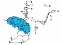 OEM Ford Escape TANK ASY - FUEL Diagram - LX6Z-9002-V