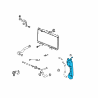 OEM 2004 Honda CR-V Tank, Reserve Diagram - 19101-PNB-000