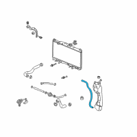 OEM Honda CR-V Tube, Reserve Tank Diagram - 19104-PNB-010