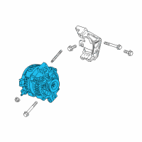 OEM 2018 Cadillac CT6 Alternator Diagram - 84195662