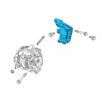 OEM 2016 Cadillac CT6 Mount Bracket Diagram - 12666956